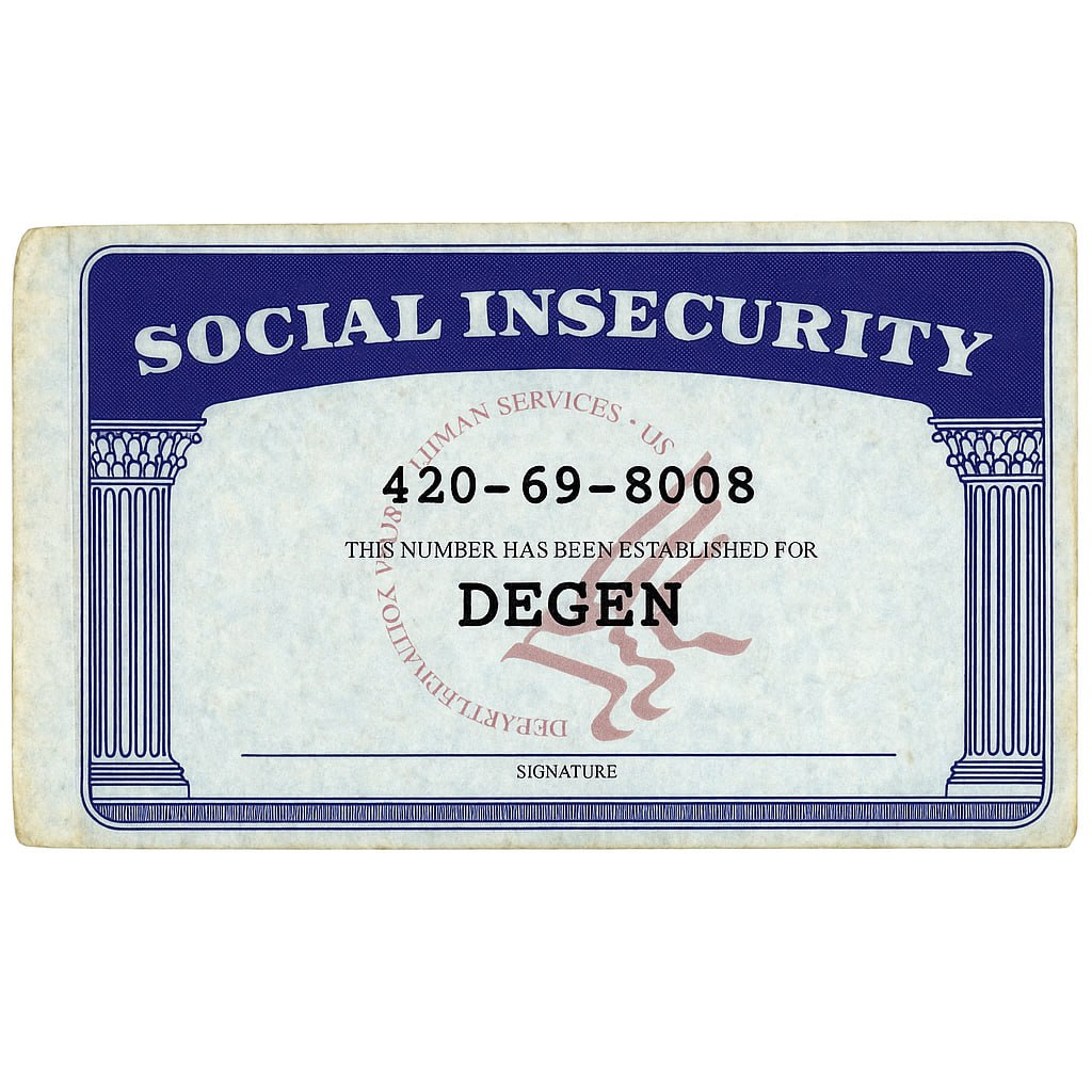 Social Insecurity Card